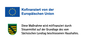 Kofinanziert von der Europäischen Union sowie dem Haushalt des Sächsischen Landtag